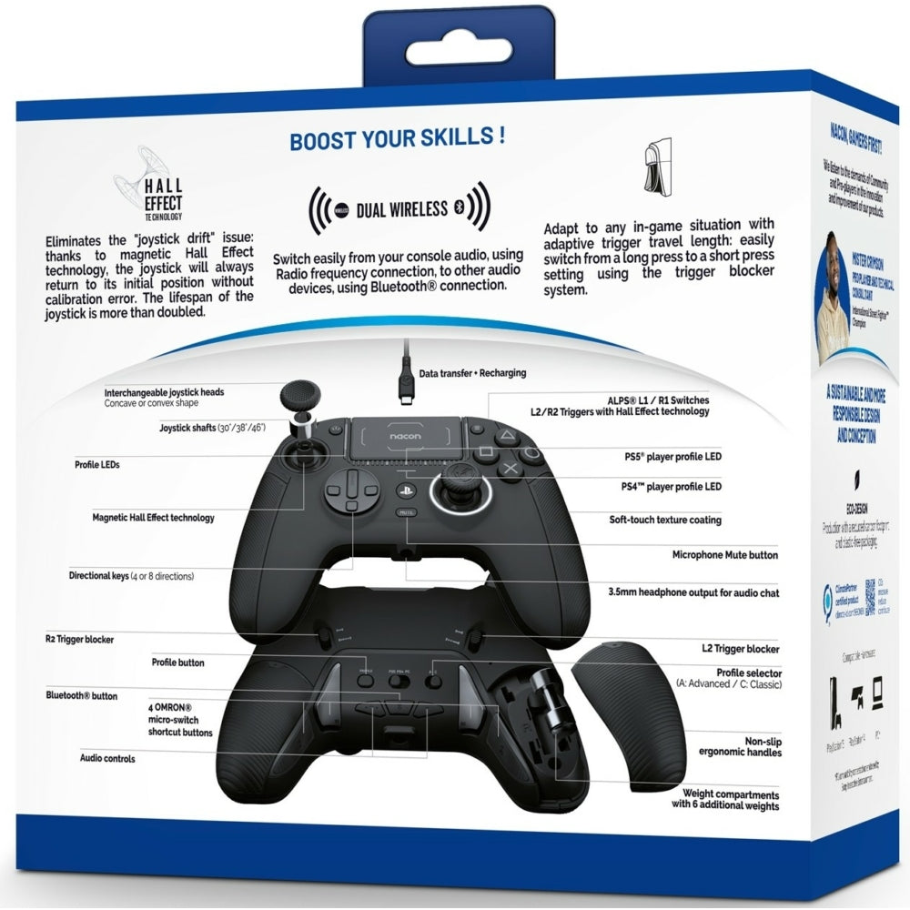 Manette sans fil Nacon Revolution Pro 5 - noir (PS5/PS4/PC)