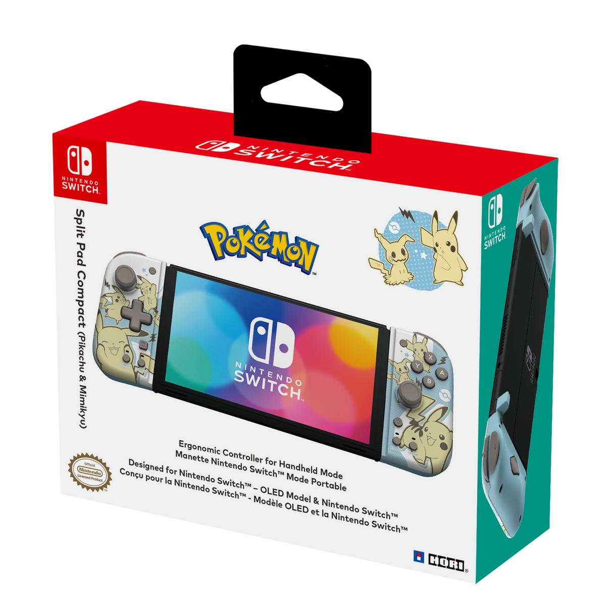 Manette Hori Split Pad Compact Pikachu & Mimikyu Nintendo Switch