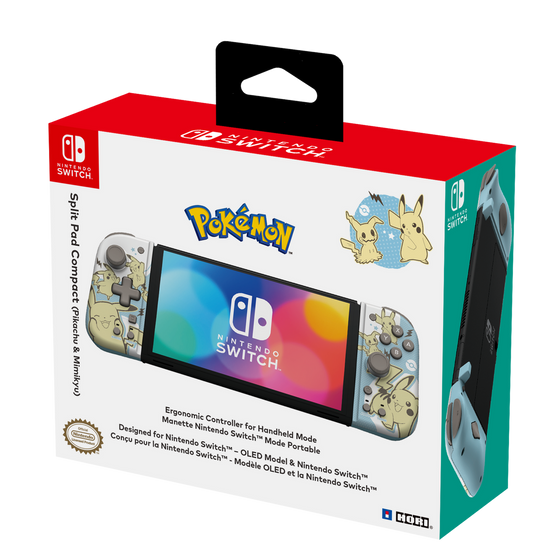 Manette Hori Split Pad Compact Pikachu & Mimikyu Nintendo Switch