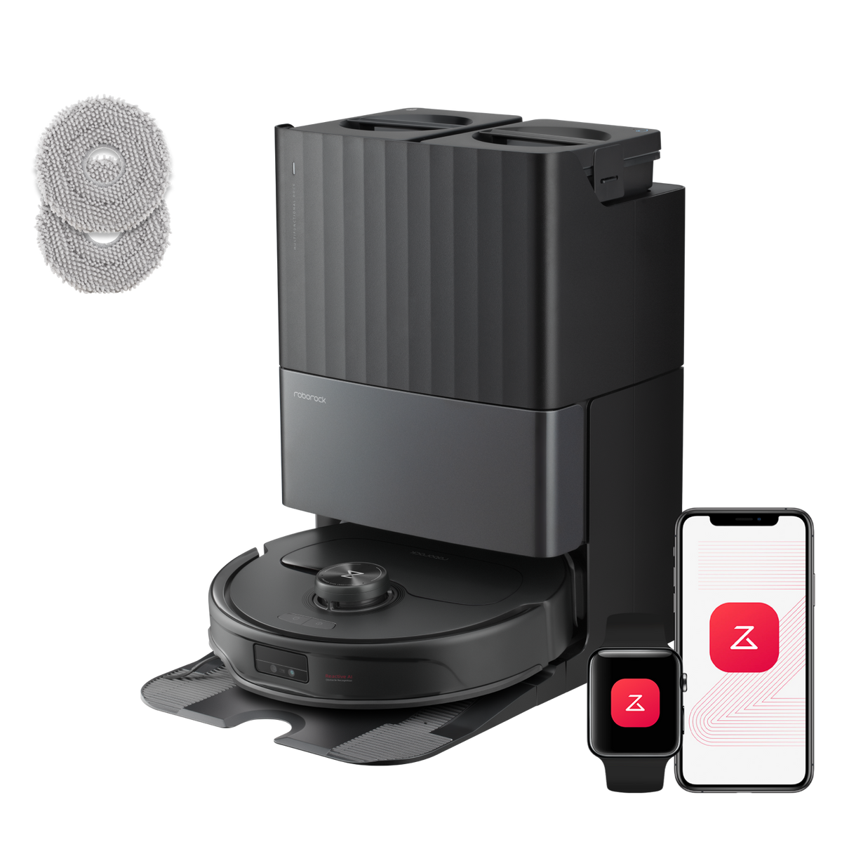 Roborock Qrevo Master Set robot aspirateur laveur avec station multifonction 3.0
