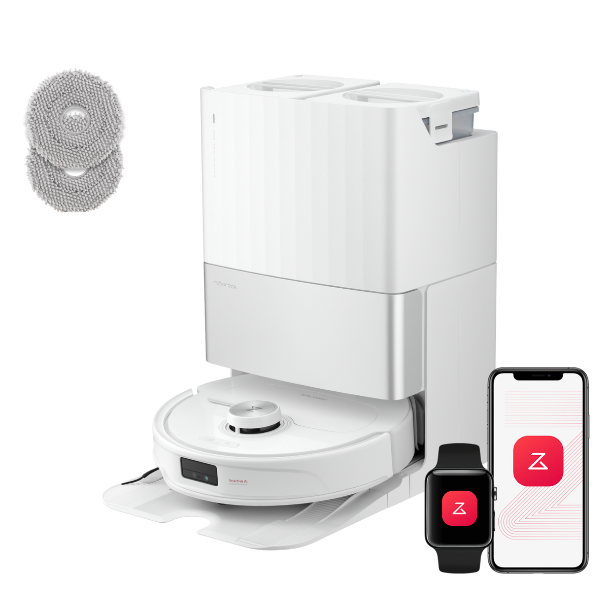 Roborock Qrevo Master Set robot aspirateur laveur avec station multifonction 3.0