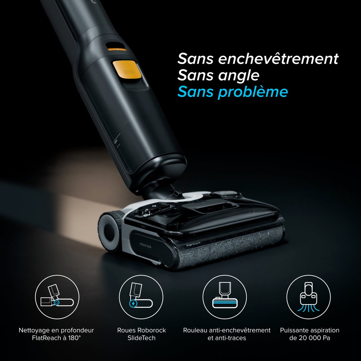 Roborock F25 XT aspirateur laveur sans fil sec et humide