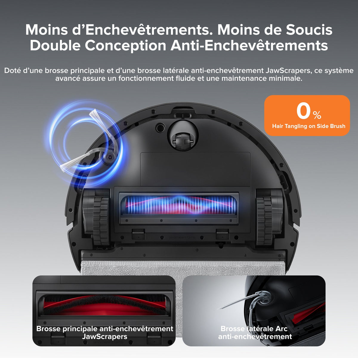 Roborock Q10 X5 robot aspirateur laveur avec HyperForce de 10 000 Pa