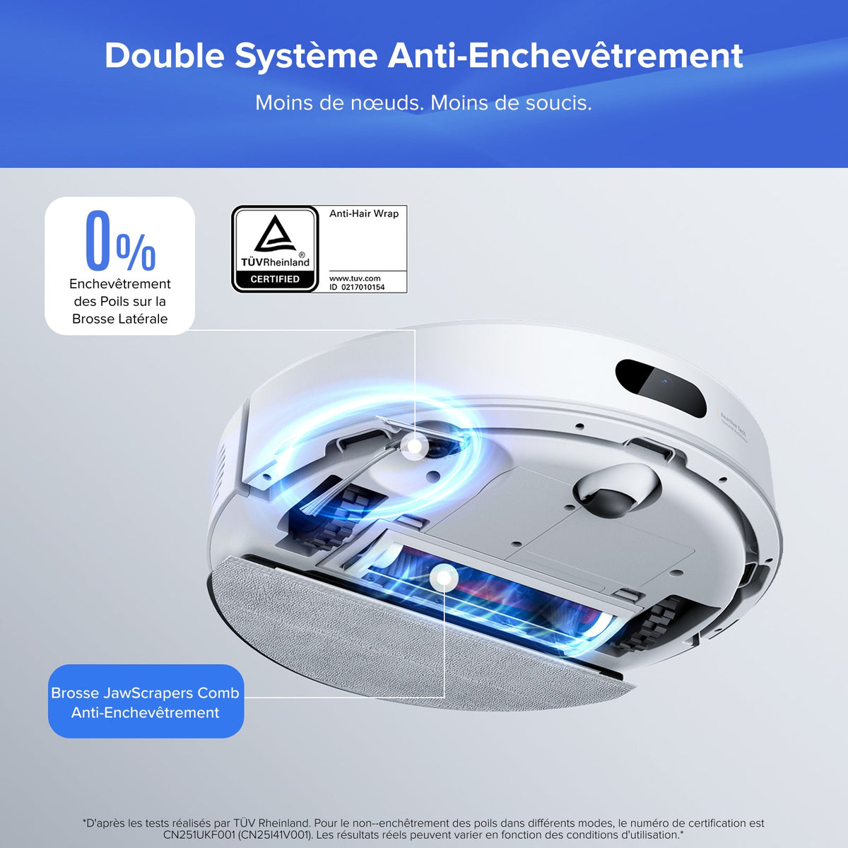 Roborock Q7 L5+ robot aspirateur avec station de vidage automatique