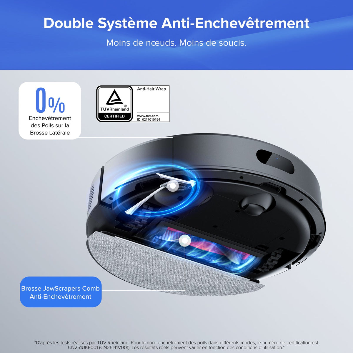 Roborock Q7 L5+ robot aspirateur avec station de vidage automatique
