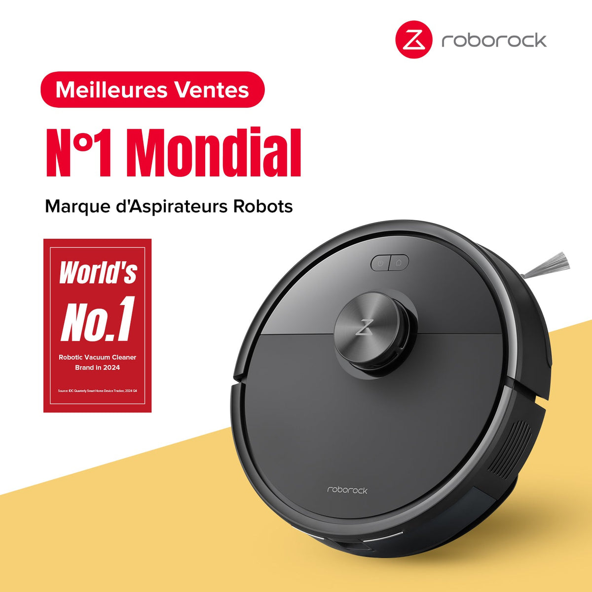 Roborock Q7 M5 Set ( Q7 Max amélioré) robot aspirateur avec aspiration de 10 000 Pa
