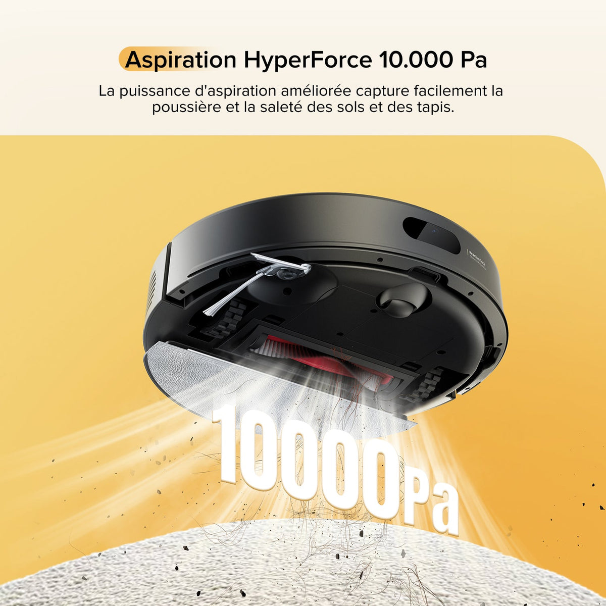 Roborock Q7 M5 Set ( Q7 Max amélioré) robot aspirateur avec aspiration de 10 000 Pa