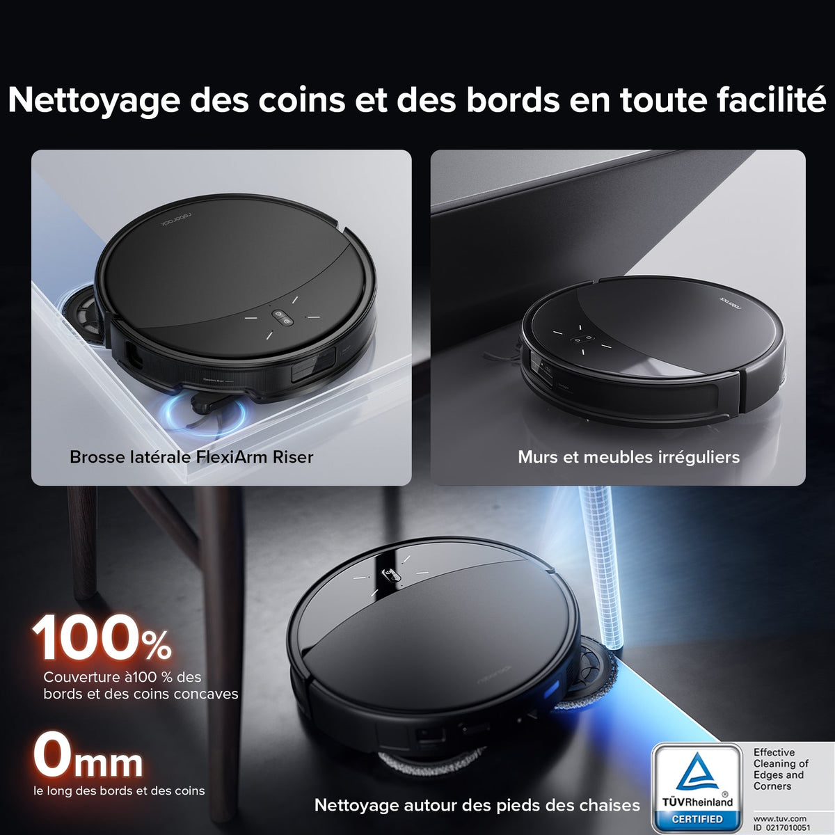 Roborock Saros 10R Robot Aspirateur avec Station Multifonction 4.0