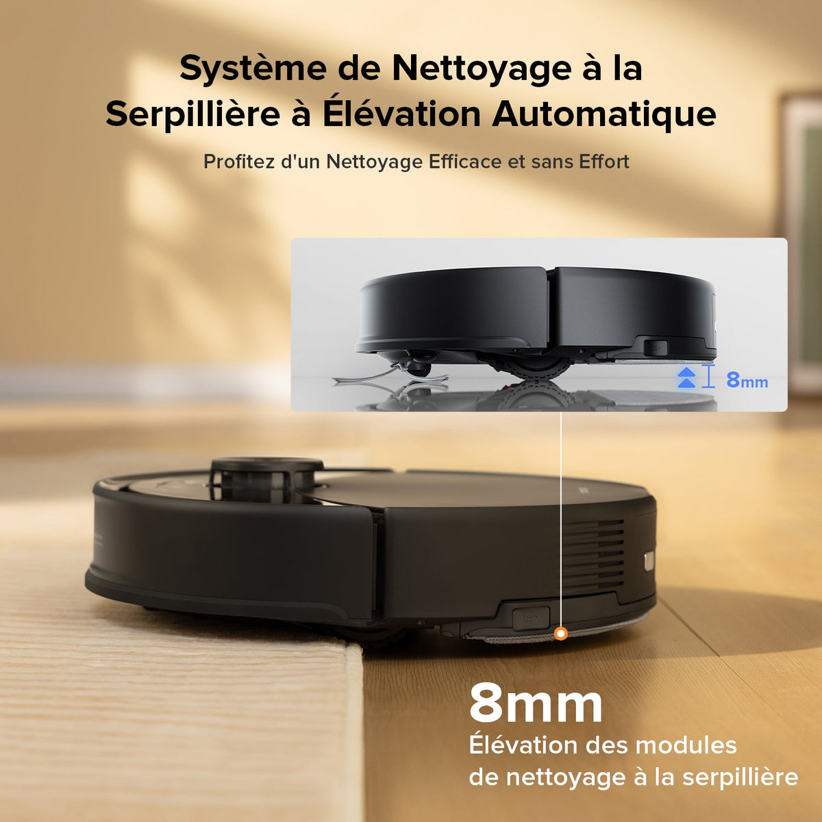 Roborock Q10 S5 robot aspirateur laveur de VibraRise 2.0 avec aspiration de 10 000 Pa