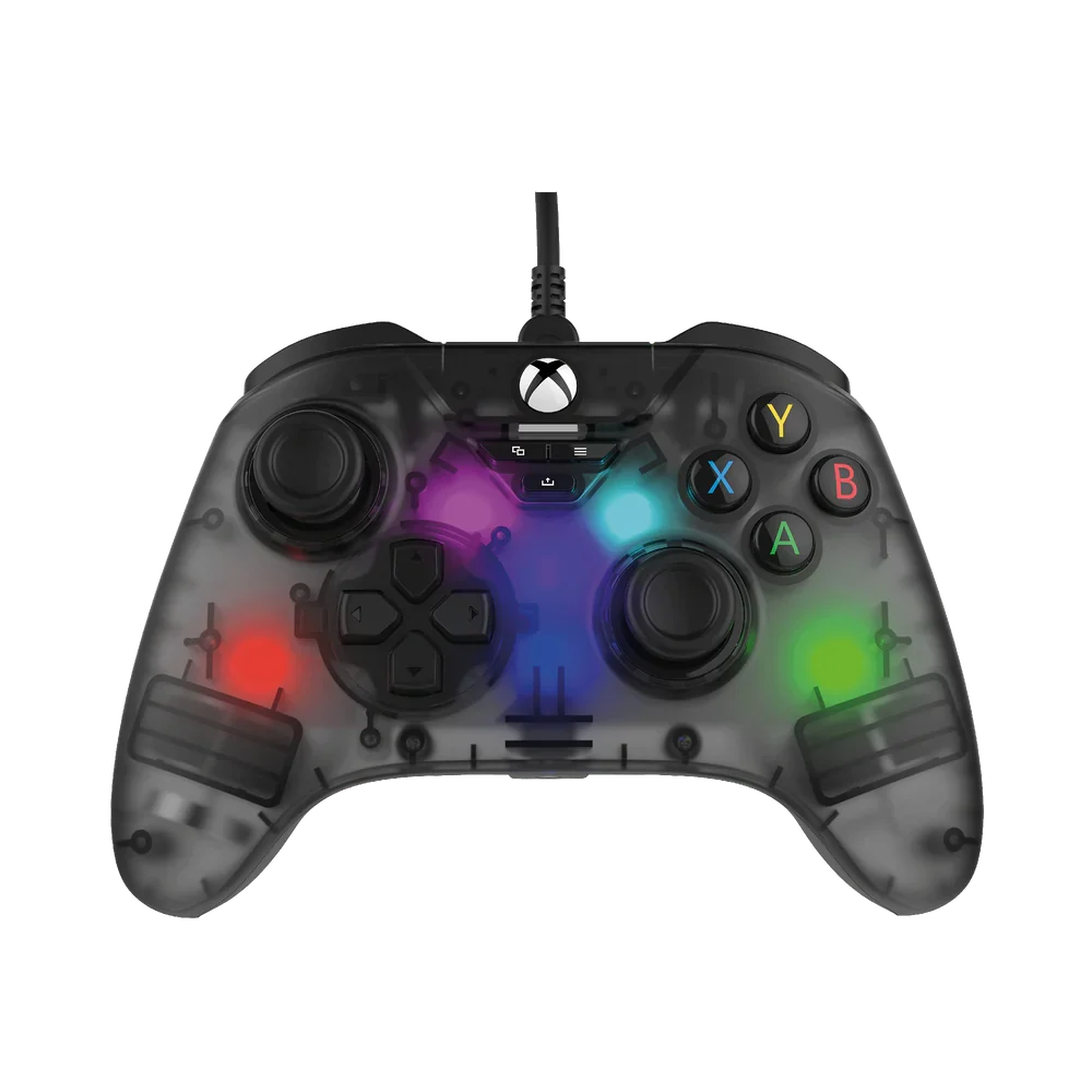 Snakebyte GamePad X RGB gris Transparente Xbox Series X/S / PC