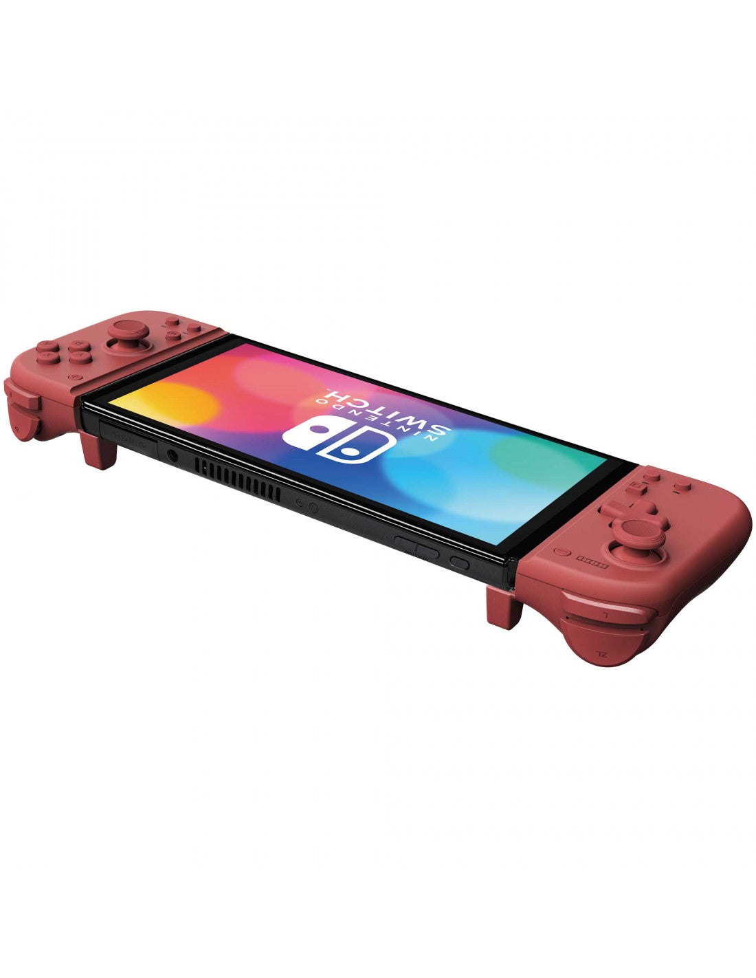 Manette Hori Split Pad Compact rouge Pêssego Nintendo Switch