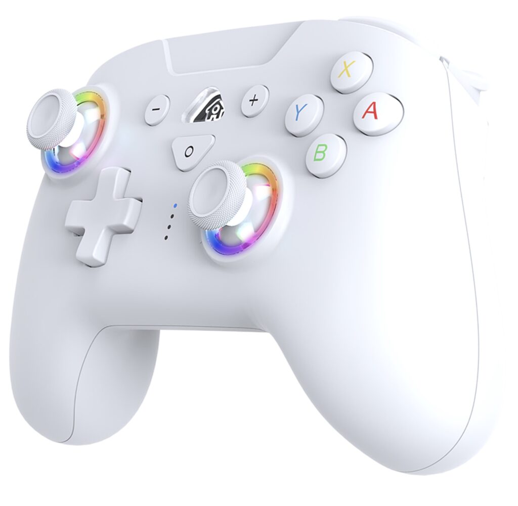 Manette Sem Fio LED RGB - blanc Nintendo Switch