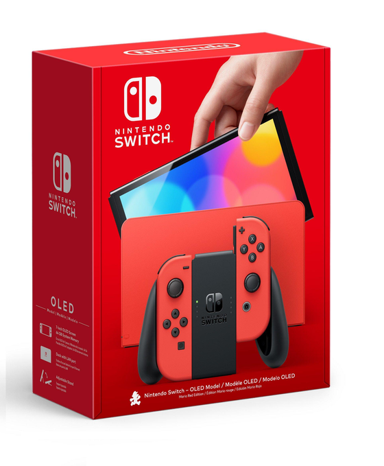 Console Nintendo Switch OLED Mario rouge Limited Edition (64 Go)