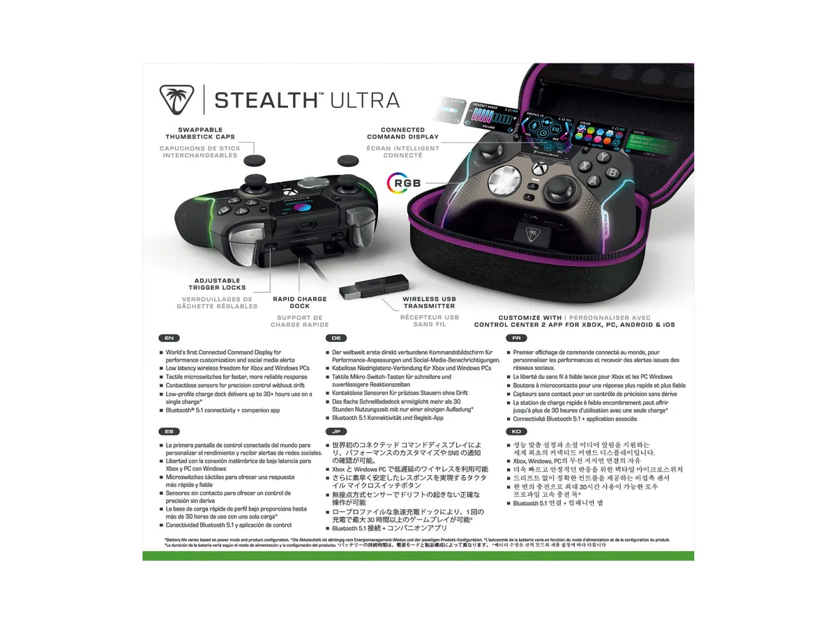 Manette sans fil Turtle Beach Stealth Ultra noir Xbox/PC