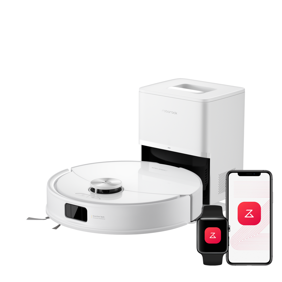 Roborock Q10 S5+ robot aspirateur laveur de VibraRise 2.0 avec station de vidage automatique