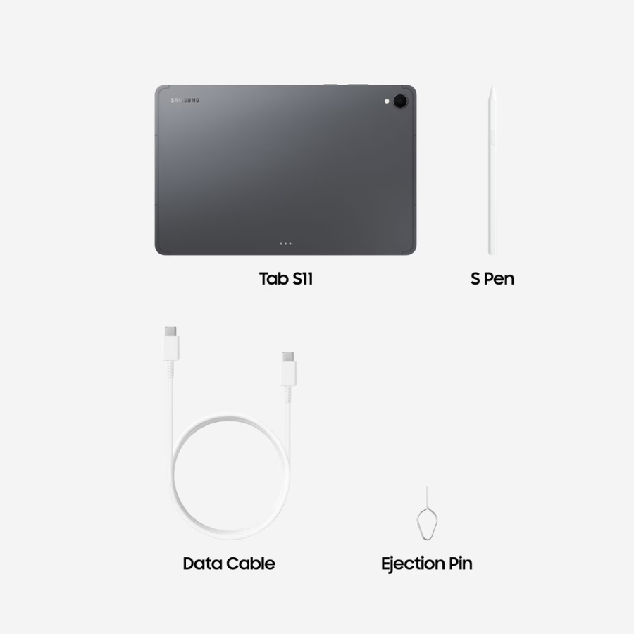 Samsung Galaxy Tab S11 (SM-X730N) 256 Go/12 Go RAM (version américaine) (Wi-Fi) gris
