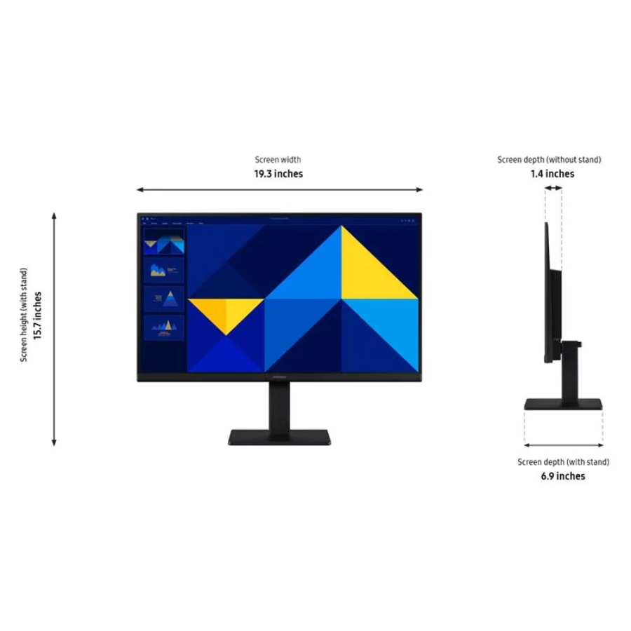 Samsung Essential écran S3 (S22D304GAN) 22" 100Hz Business Essential écran noir