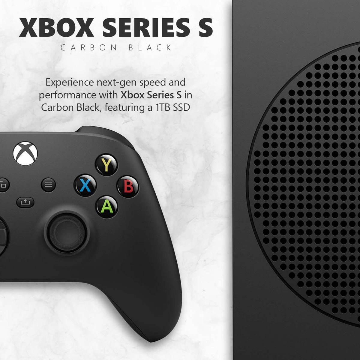 Microsoft Xbox Series S 1 vers - noir