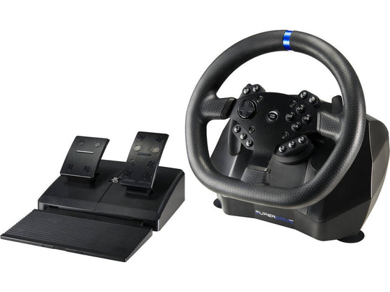 Volant + Pedais SuperDrive USB USB SV 950 PS4/PS3/Xbox/Switch/PC