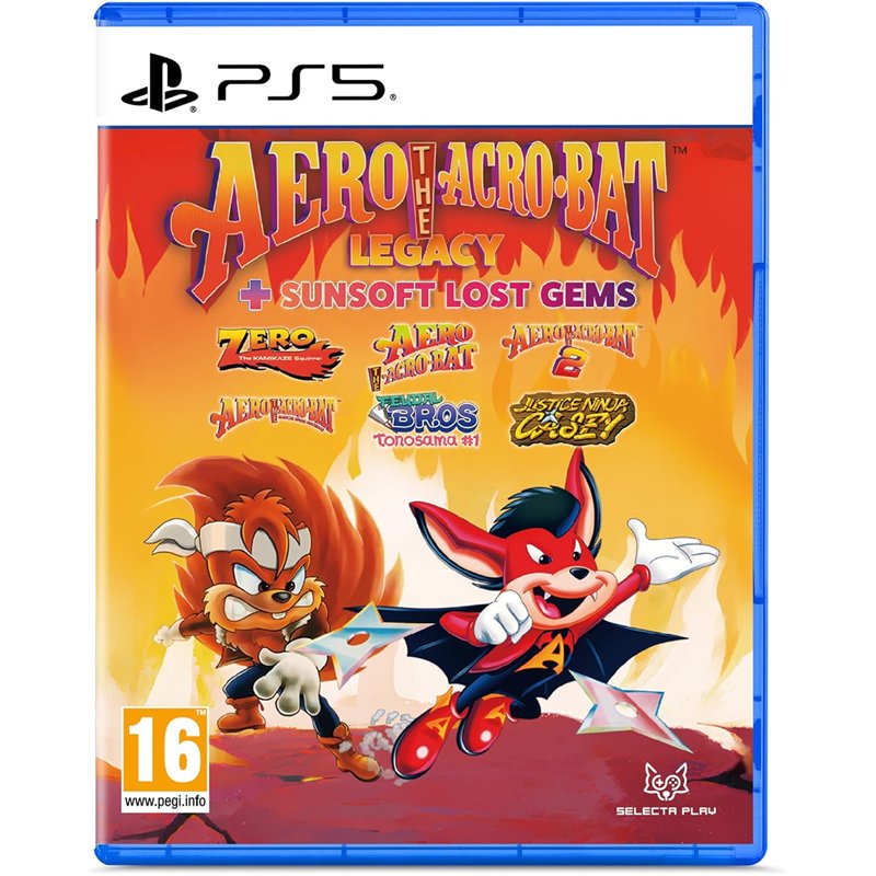 Aero The Acro-Bat Legacy + Sunsoft Lost Gems PS5