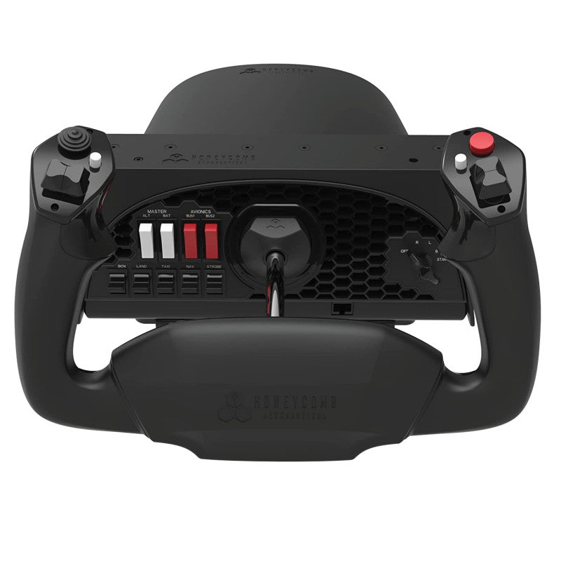 Honeycomb Aeronautical Alpha Flight Controls Yoke noir/rouge