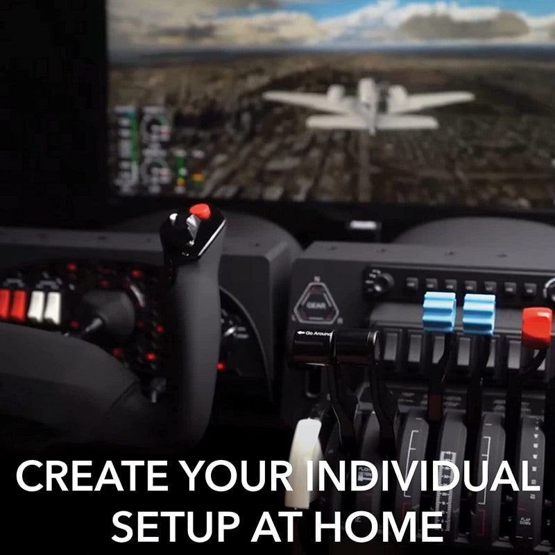 Honeycomb Aeronautical Alpha Flight Controls Yoke noir/rouge