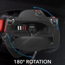 Honeycomb Aeronautical Alpha Flight Controls Yoke noir/rouge