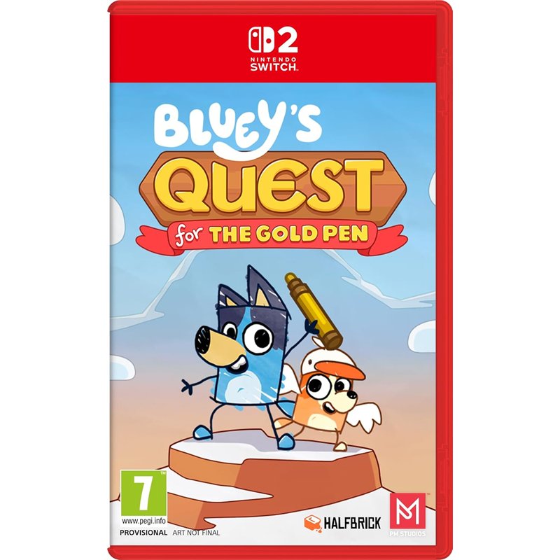 Bluey's Quest For The Gold Pen Nintendo Switch 2