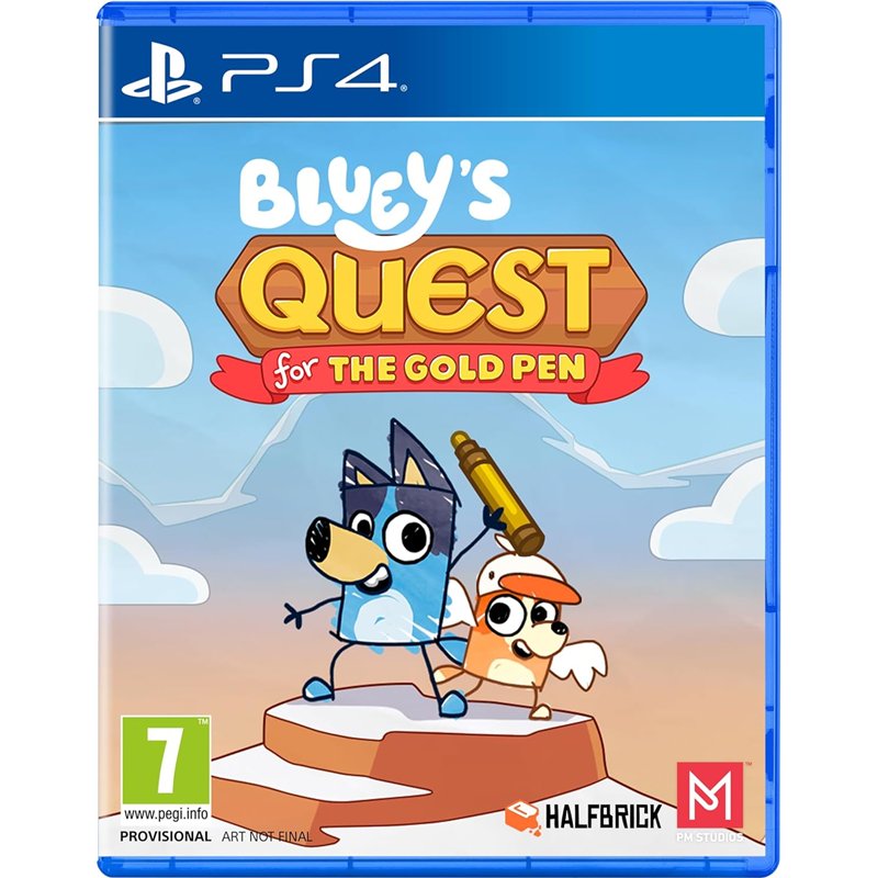 Bluey's Quest For The Gold Pen PS4