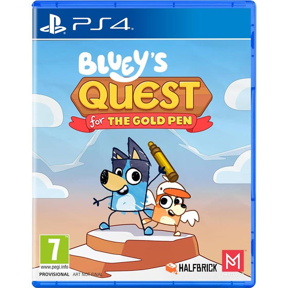 Bluey's Quest For The Gold Pen PS4