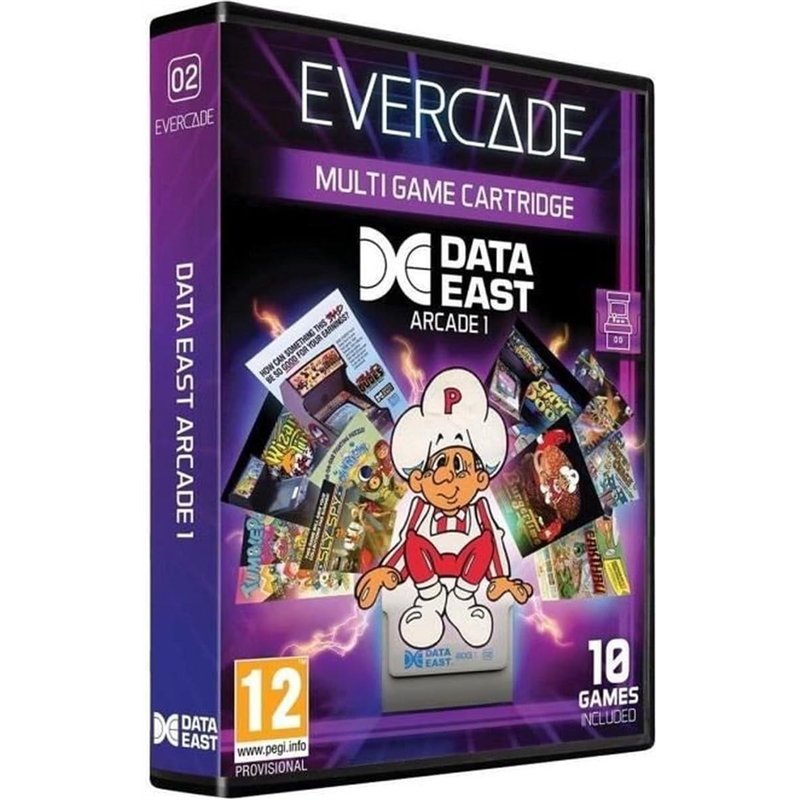 Cartucho Evercade - Data East Arcade Collection 1