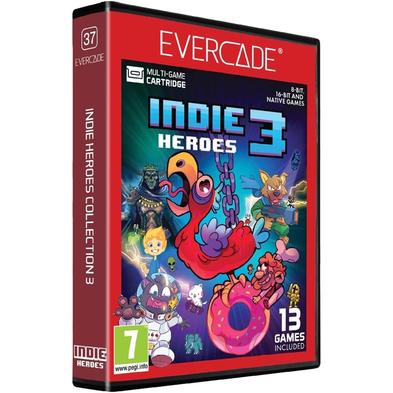Cartucho Evercade - Indie Heroes Collection 3