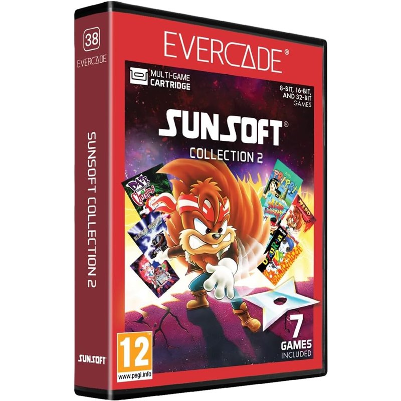 Cartucho Evercade - Sunsoft Collection 2