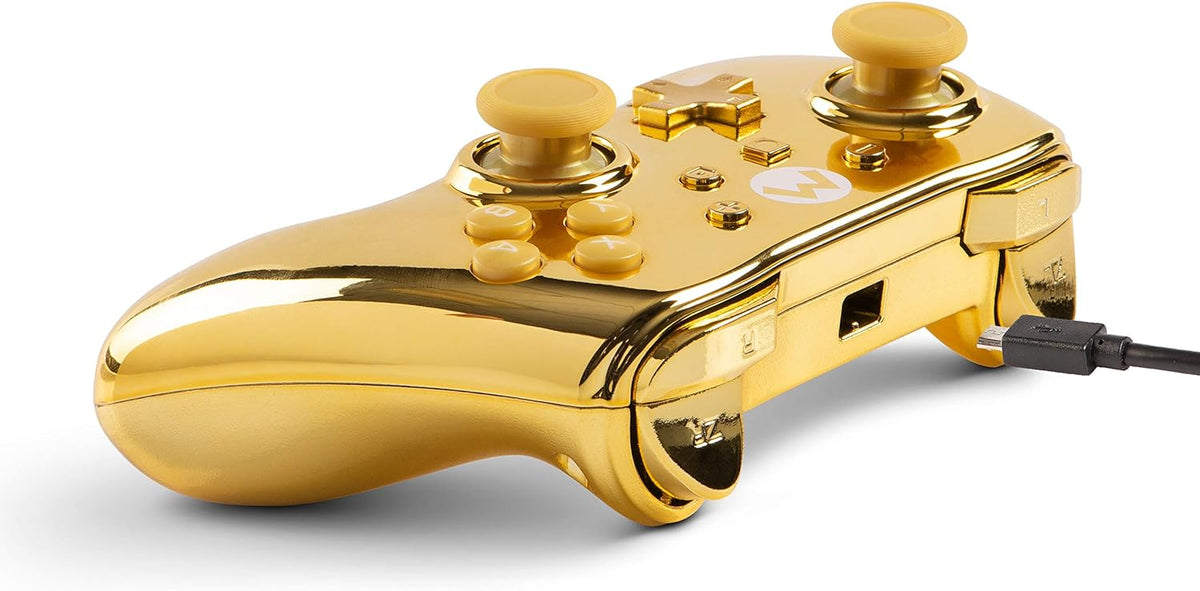 Manette PowerA filaire Super Mario Chrome or Special Edition Nintendo Switch