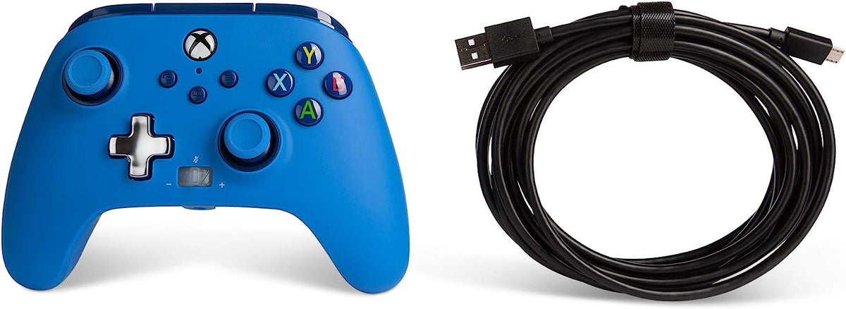 Manette PowerA filaire bleu (Xbox One/Series X/S/PC)