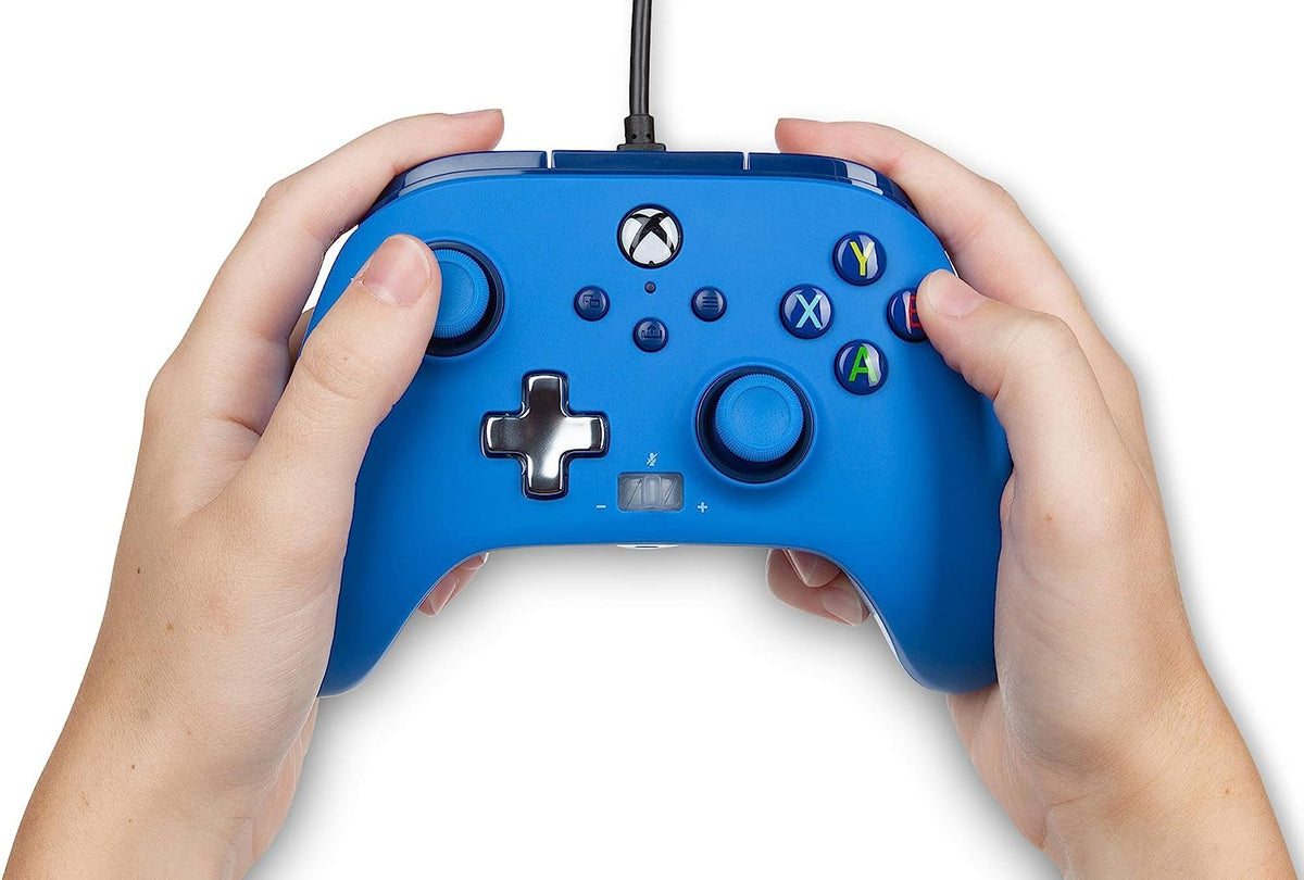 Manette PowerA filaire bleu (Xbox One/Series X/S/PC)