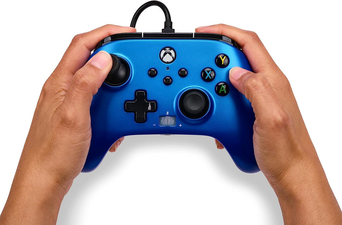 Manette PowerA filaire Sapphire Fade (Xbox One/Series X/S/PC)