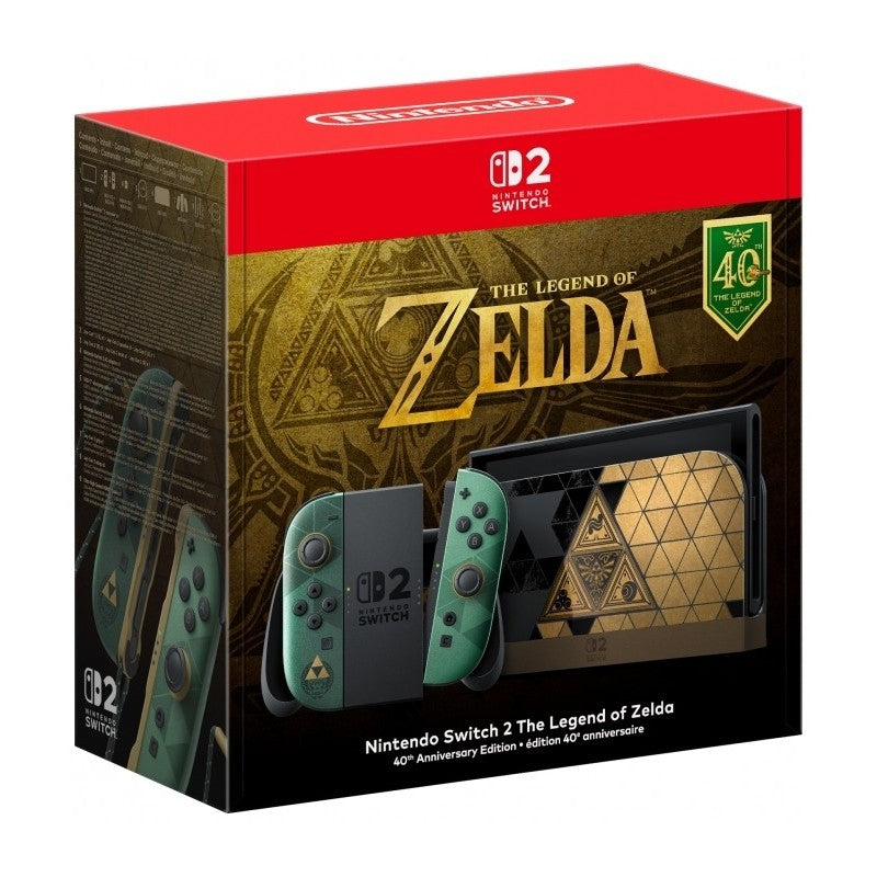 Console Nintendo Switch 2 The Legend of Zelda 40th Anniversary Edition