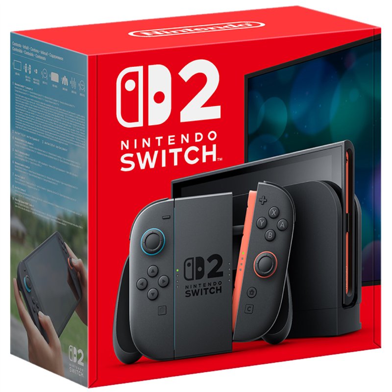 Console Nintendo Switch 2 V2 BTR Preta (256 Go)