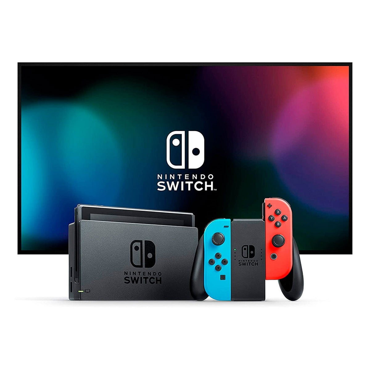 Console Nintendo Switch V2 Neon bleu/rouge (32 Go)