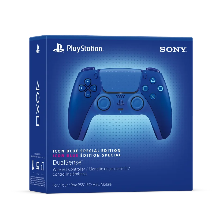 Manette PlayStation 5 Sony DualSense PS5 Icon bleu Special Edition