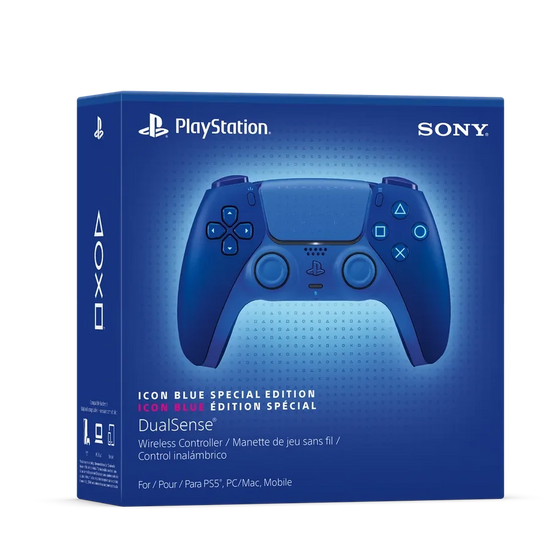 Manette PlayStation 5 Sony DualSense PS5 Icon bleu Special Edition