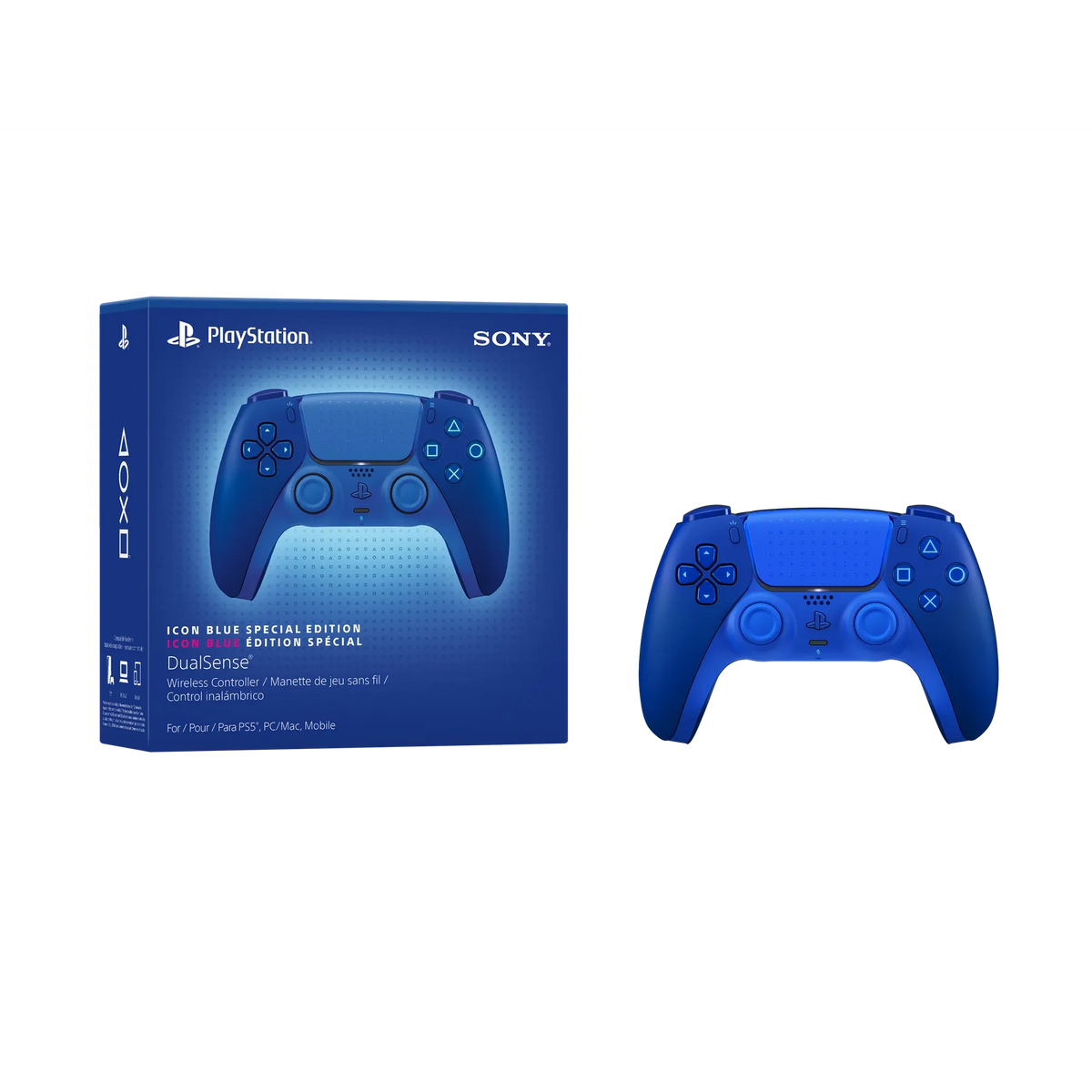 Manette PlayStation 5 Sony DualSense PS5 Icon bleu Special Edition