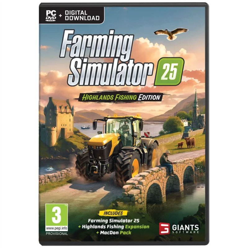 Farming Simulator 25: Highlands Fishing Edition PC (code en boîte)