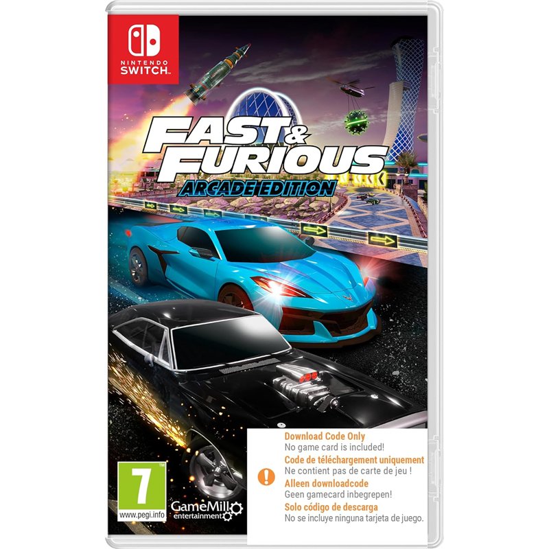 Fast & Furious Arcade Nintendo Switch (code en boîte)