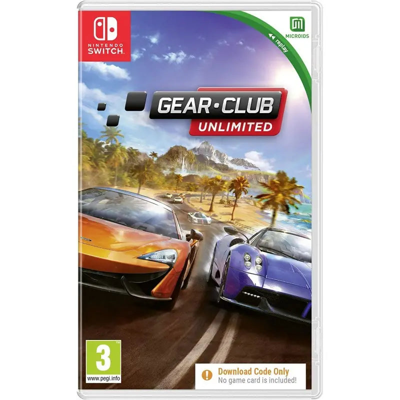 Gear Club Unlimited Nintendo Switch (Code in Box)