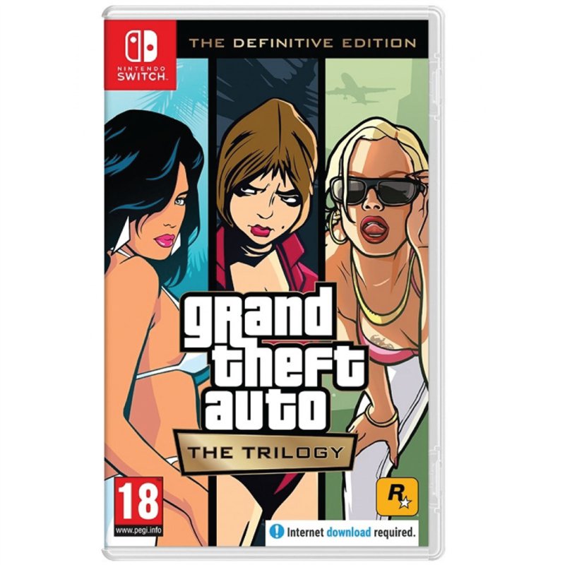 Grand Theft Auto: Trilogy Definitive Edition Nintendo Switch (code en boîte)