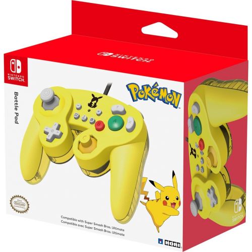 Manette Hori Battle Pad Smash Bros Pikachu Nintendo Switch