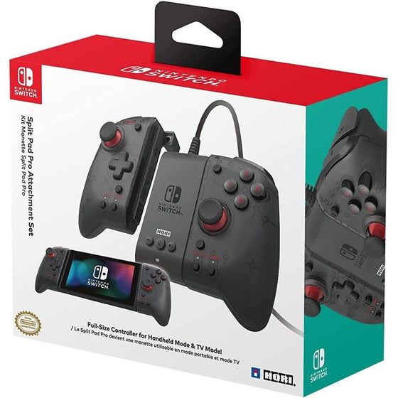 Manette Hori Split Pad Pro Attachment Set noir Nintendo Switch