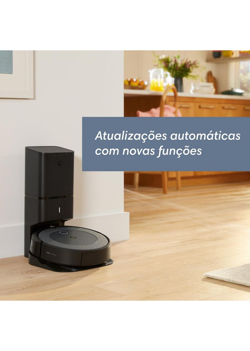Aspirador Robô iRobot Roomba i5+ Clean Base Cinza